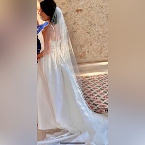 Wedding gown for sale.